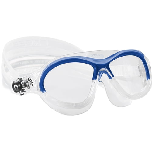 Cressi Flash Swimming Goggles Clear/Blue Frame 