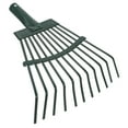 thumbnail image 5 of HOMEMAXS Garden Leaf Rake with Carbon Steel Teeth for Efficient Lawn Cleaning in Green Color 9.5 Inch, 5 of 8