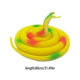 thumbnail image 2 of Serpientes falsas Vogacara Juguetes novedosos 80cm Amarillo, 2 of 5