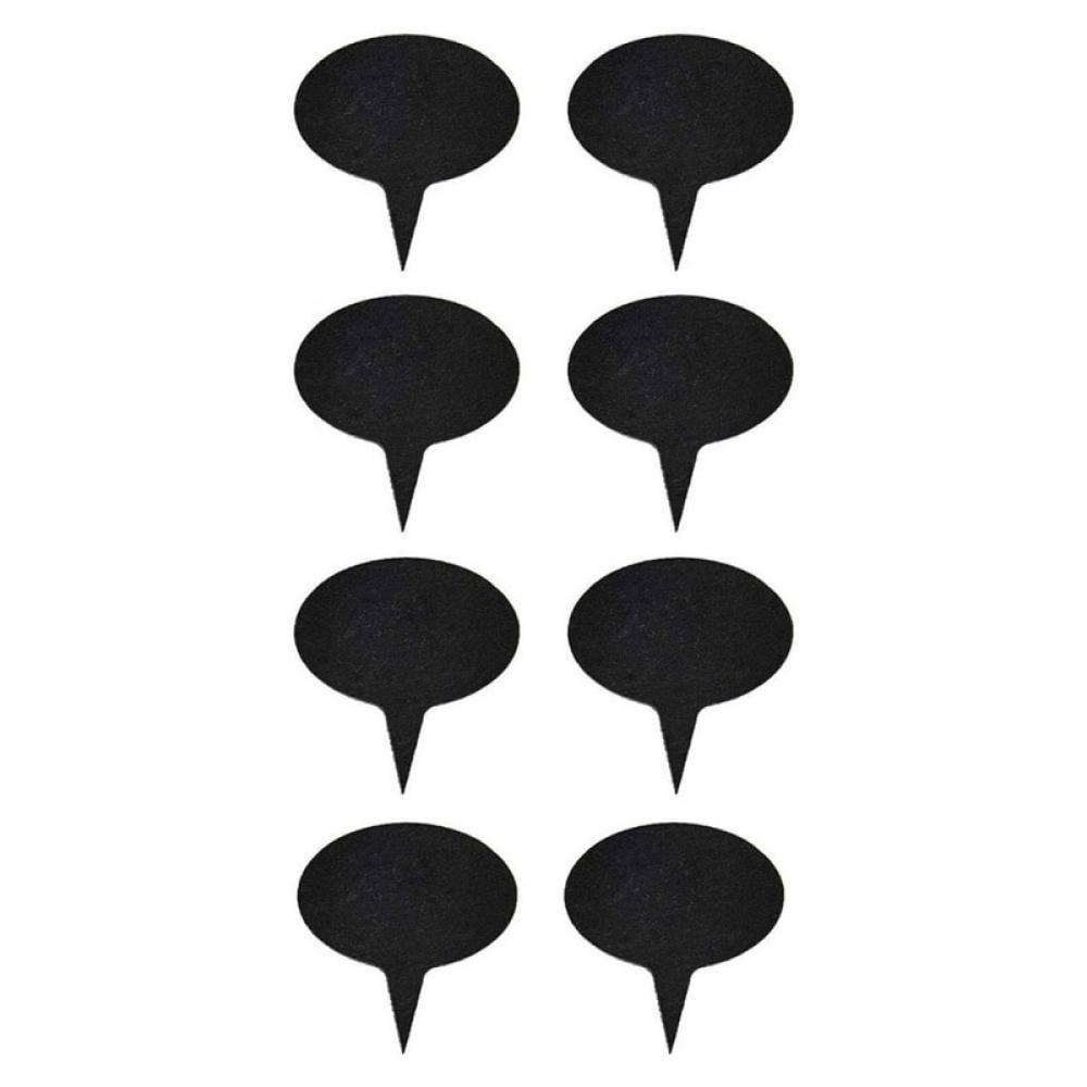 Pack of 8 Cheese Markers Set Natural Slate Labels Cheese Name Tags