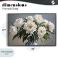 thumbnail image 4 of Stupell Industries French Country In Full Bloom White Peonies Black Framed Giclee Art, 18 x 12, by Petals Prints Design, 4 of 8