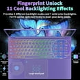 thumbnail image 5 of Rumtuk 16 inch Purple Laptop, 16GB RAM, 1T SSD, 2K FHD IPS, Win 11 Pro/Office 2019, Core i7 CPU up to 3.1GHz, Color Backlit KB, Finger Print, USB 3.0, WIFI, PC Notebook for Work Study, 5 of 9