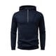 thumbnail image 4 of pstuiky Camisas casuales de manga larga para hombre, Sudadera con capucha y bolsillo de manga larga para hombre, informal, con cremallera y colores sólidos Tops de hombre m, 4 of 9