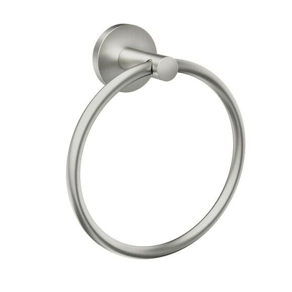 Moen Y5785Bn Modern Bathroom Hand Towel Ring, Brushed Nickel