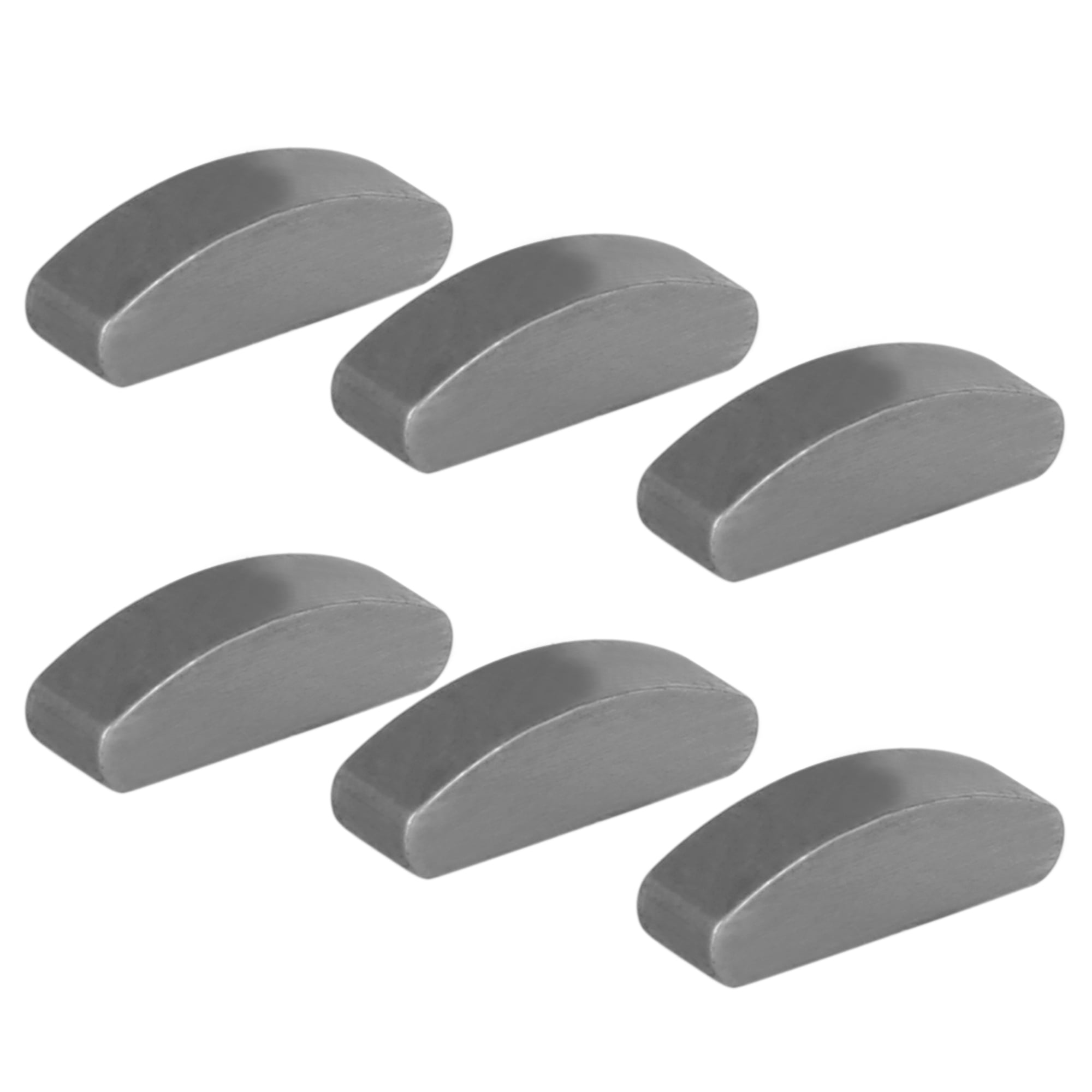 6pcs Engine Crankshaft Lock Key Crankshaft Semicircular Key Titanium
