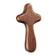 thumbnail image 5 of Cruz de madera para sostener la mano de la mano Cross decorativa Decorativa Tamaño de la palma Cross Cross Holding Cross Small For Table Christmas Marrón profundo, 5 of 8