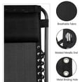 thumbnail image 5 of USHOBE Anti Gravity Chair Replacement Cloth Kit with Replacement Cords for Patio and Recliner Chairs Black, 5 of 5