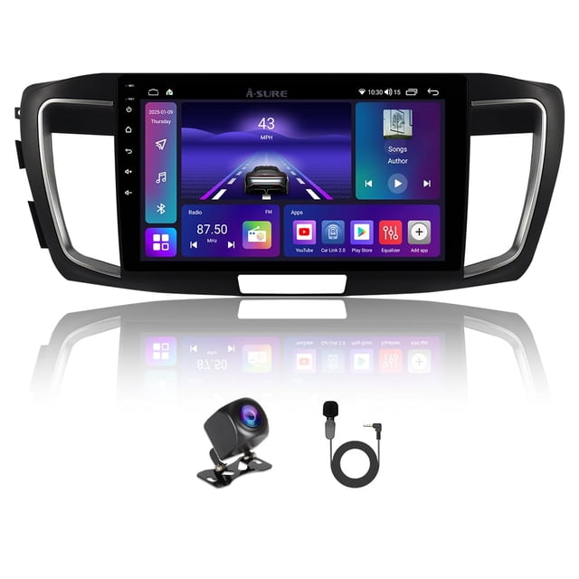 Estéreo de coche ASURE 10.1 Android 15 para Honda Accord 2013-2017