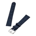 thumbnail image 1 of Banda Blue 16mm Alligator Pattern Calf Leather Band, 1 of 6