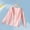 Pink, variant on Kids Lightweight Rainbow Zip Hood Jacket,Breathable Thin Coat,4th Of July Vacation Beach & Back To School Daily Casual Apparel，Size2-16