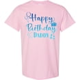 thumbnail image 3 of Inktastic Blue Happy Birthday Daddy T-Shirt, 3 of 5