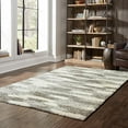 thumbnail image 2 of 5â€™ x 8â€™ Gray and Ivory Geometric Pattern Area Rug, 2 of 3