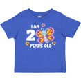 thumbnail image 3 of Inktastic I Am 2 Years Old Cute Smiling Butterfly with Flowers Girls Baby T-Shirt, 3 of 5