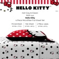 thumbnail image 2 of Franco Hello Kitty Bedding Super Soft Microfiber 4 Piece Full Sheet Set, (Official Licensed Product), 2 of 7