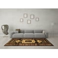 thumbnail image 3 of Ahgly Company Indoor Square Persian Brown Traditional Area Rugs, 3' Square, 3 of 4