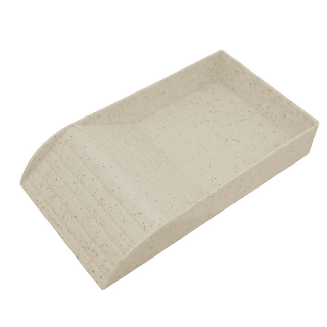 Comedero para tortugas, bebedero para reptiles, plato con rampa, comedero para tortugas blanco y S
