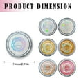 thumbnail image 3 of Mbxmh Rose Diamond Highlight Pink Gold, Highlighter 6 Colors Smooth Highlighter Powder Longlasting Highlighter Makeup, New Arrival!, 3 of 5