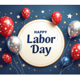 thumbnail image 4 of Patriotic Theme Labor Day Celebration Banner Decorative Design Balloons Stars Backdrop for Holiday Party Indoor Decoration Outdoor Celebration, 4 of 8