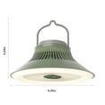 thumbnail image 3 of Latrodar Outdoor Fan Light, Portable Camping Tent Small Ceiling Safety Guaranteed omatherapy Light Fan Green 8.64x8.64 Inch Home Tools, 3 of 5