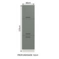 thumbnail image 2 of Despensero para Cocina Madesa Agata 3 Puertas Blanco/Gris, 2 of 5