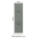 thumbnail image 2 of Despensero para Cocina Madesa Agata 3 Puertas Blanco/Gris, 2 of 5
