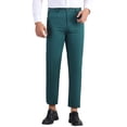 thumbnail image 1 of Pantalón de vestir de negocios INSPIRE CHIC para hombre con cierre de cremallera, frente plano, color sólido, 1 of 1