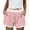 Pink, variant on HAiming Women's Pajama Shorts Star Printed Casual Comfortable Sleep Pjs Bottoms with Pockets Summer Beach Shorts