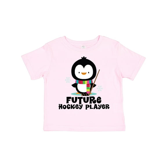 Inktastic Future Hockey Player Penguin Boys or Girls Toddler T-Shirt