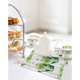 thumbnail image 4 of St. Patrick's Day Kitchen Dish Towels for Drying Dishes Set of 4, Green Lucky Shamrock Watering Can Wood Gray Waffle Weave Microfiber Hand Tea Bathroom Towels Quick Dry & Absorbent Towel 12x12, 4 of 7