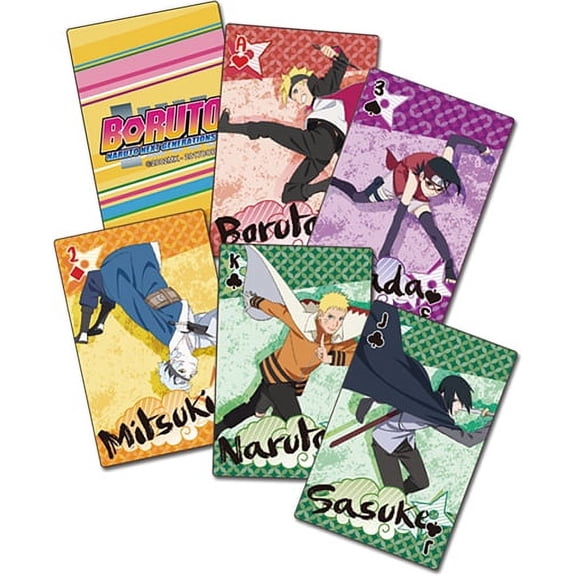 Young Shinobi Boruto Playing Cards