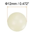 thumbnail image 2 of Unique Bargains 3pcs PA66 Nylon Solid Plastic Balls 12mm G3 Precision Bearing Ball, 2 of 6