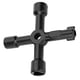 thumbnail image 1 of Llave Universal Multifuncional ANGGREK de 4 Vías Aleación de Zinc Plomeros Electricistas Negro, 1 of 8