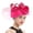 Rose Red, variant on Retro Statement Hairpiece Comfortable Fashion Women's Accessory Versatile Headwear For Various Hairstyles