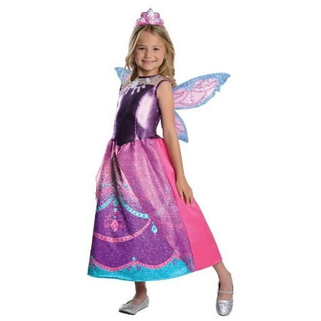 Barbie Fairytopia Mariposa and Her Butterfly Fairy Friends Deluxe Catania Costume, Medium