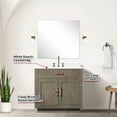 thumbnail image 7 of Grey Oak 36 In. W X 22 D Bathroom Vanity With White Quartz Countertop, Faucet And 34 Mirror Single Bath Countertop &, 7 of 7