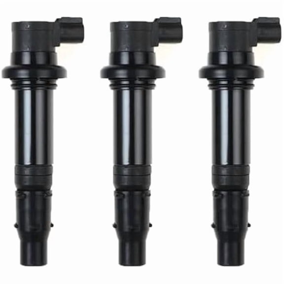 Ignition Coil Pack 3PCS Replacement for Yamaha YZF R1, R6, R6S, VMX V Max 2002–2017, Fits Select Models, Replaces 5VY-82310-00-00 F6T558 F6T560
