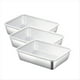 thumbnail image 1 of Contenedor de Carne para Refrigerador, 3 Recipientes Herméticos con Tapa, Organizador de Acero Inoxidable para Guardar Tocino y Refrigerador., 1 of 5