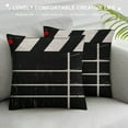 thumbnail image 3 of Nawypu Throw Pillow Case Movie Lapper Board Square Cushion Cover Standard Pillowcase for Men Women Home Decorative Sofa Armchair Bedroom Livingroom, 3 of 5