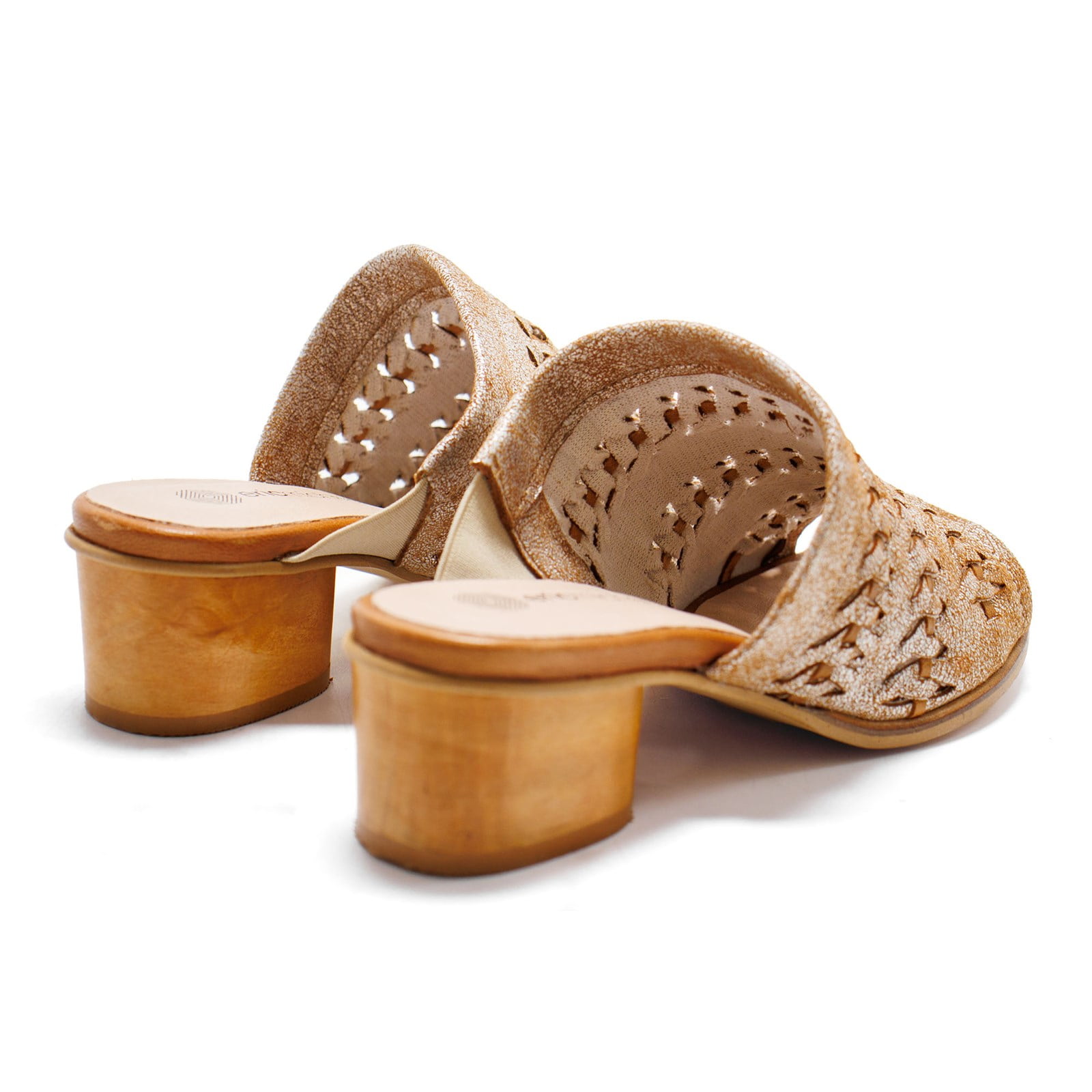 Eric Michael Women's Lisbon Woven Braided Sandal, Ice,6 M US