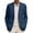 Navy, variant on Casual Blazer for Men One Button Down Notch Lapel Suit Jackets Lightweight Summer Solid Classic Coats with Pocket Green L