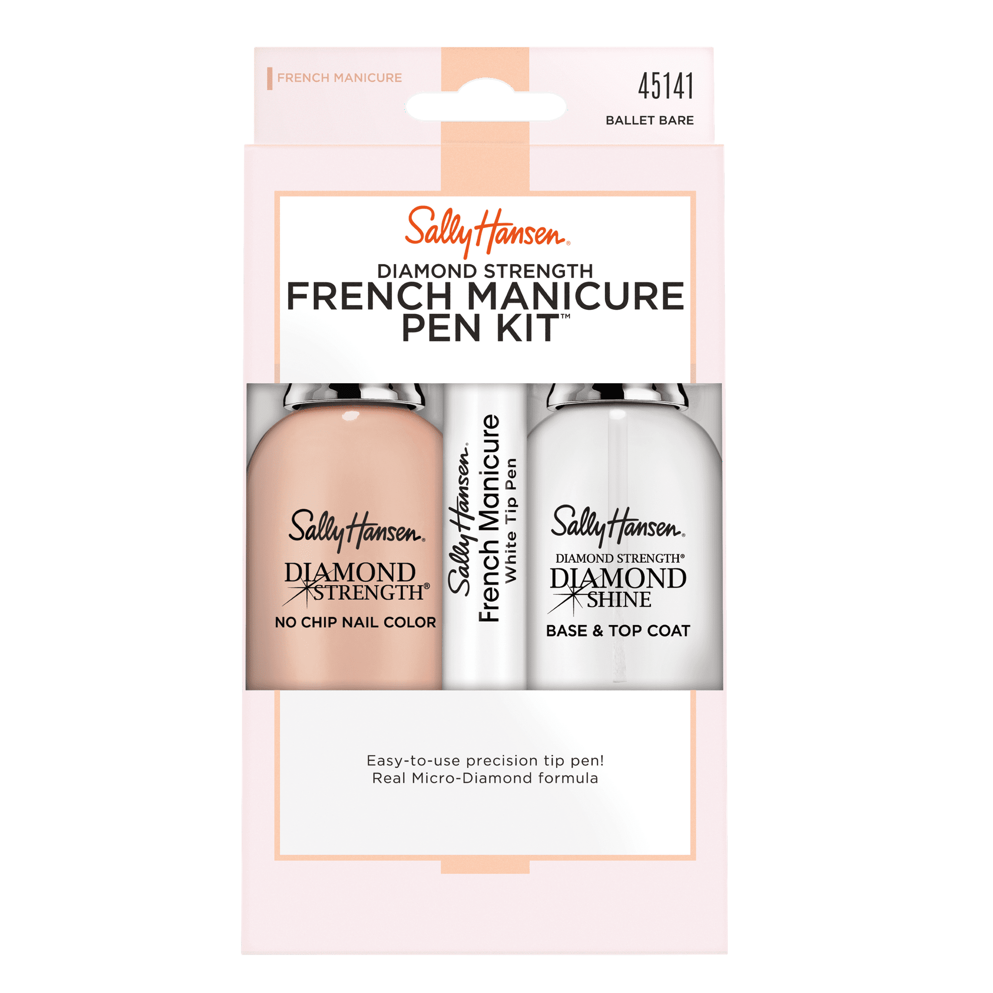 Sally Hansen Diamond Strength French Manicure 3 Pc Nail Polish Set
