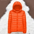 thumbnail image 4 of Zshosam Women Jacket - Packable Quilted Puffer Coat – Casual Jacket for Women(Orange,L), 4 of 5