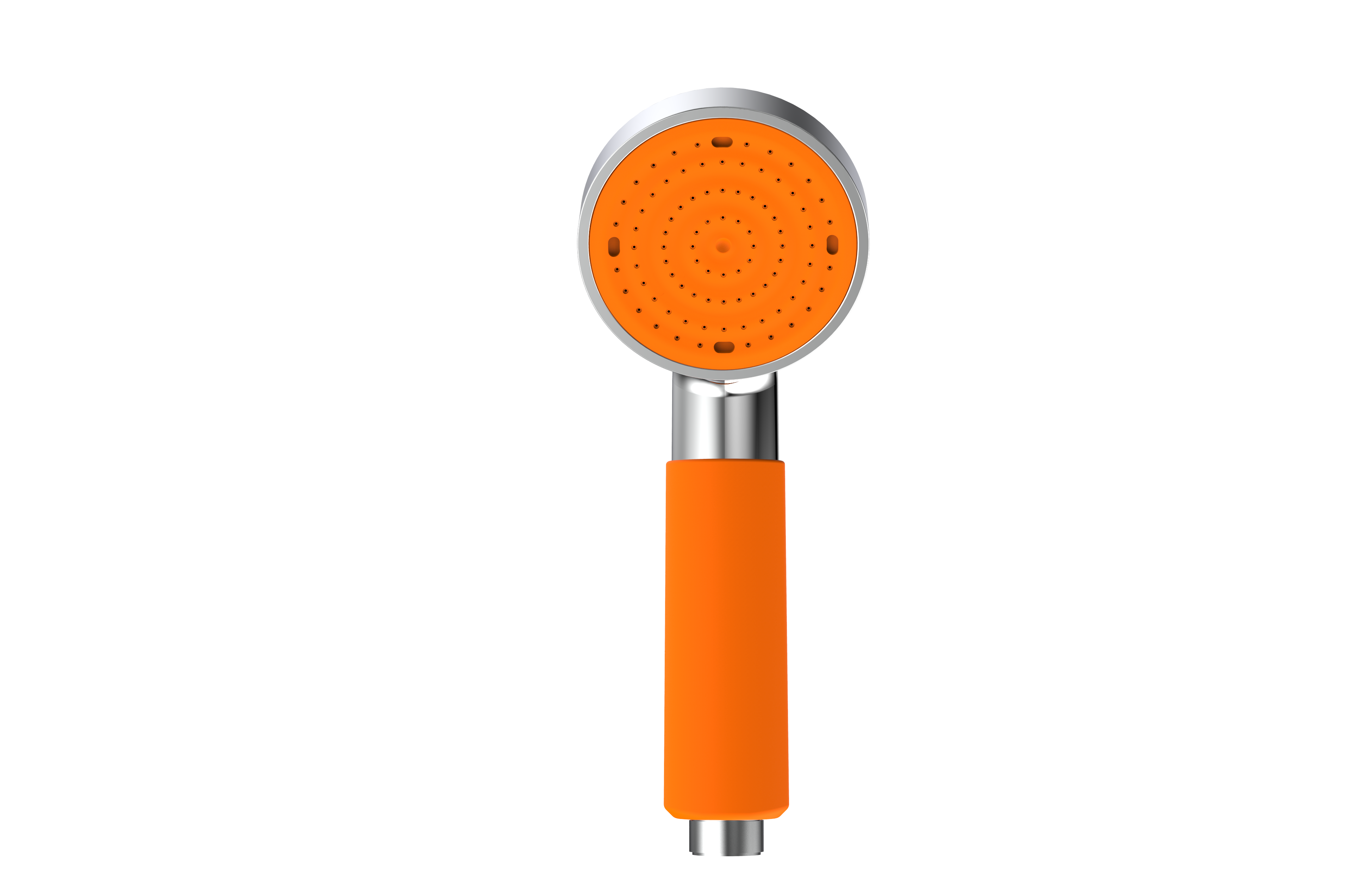Colorful handheld shower head with silicone grip 10 colors (Orange