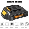 thumbnail image 5 of For WORX WA3520 20V 4.0Ah Lithium Poweshare Battery for Trimmer Blower WA3575 WA3525 WA3578 WG163 WG151s WG155s WG540 WG5405 WG890, 5 of 5