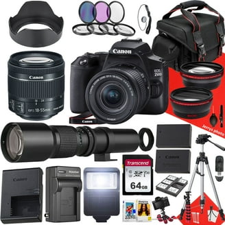 Canon EOS 250D SL3 DSLR Camera with 18-55mm Lens, 4K Recording