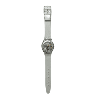 Swatch GZ321 Women's Fiore Di Maggio Quartz Pink Dial Strap Watch