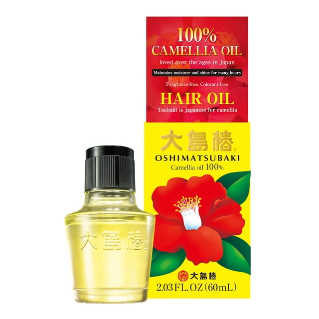 Aceite Oshima Tsubaki de semilla de camelia 100% puro 60 mL para cabello y piel