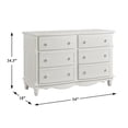 thumbnail image 4 of Home Elegance B1799-5 34 x 18 x 54 in. Clementine Dresser - White, 4 of 4