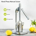 thumbnail image 7 of Cast Iron Juicer Hand Press,Manual Juicer Hand Press,Stainless Steel Lemon Squeezer for Bar Kitchen,Heavy Duty Countertop Lime Citrus Crush Machine, Easy to Clean, 7 of 7