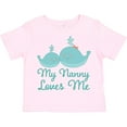 thumbnail image 3 of Inktastic Nanny Loves Me Grandchild Whale Boys or Girls Toddler T-Shirt, 3 of 5